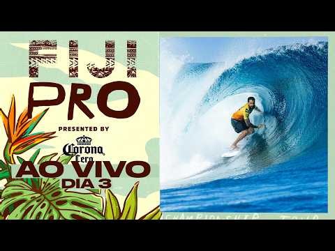 🔴 AO VIVO - Fiji Pro presented by Corona Cero 2026 - Dia 3- WSL Championship Tour