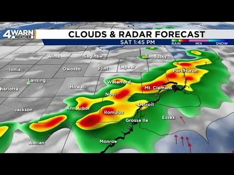 Metro Detroit weather forecast May 8, 2026 -- Noon Update
