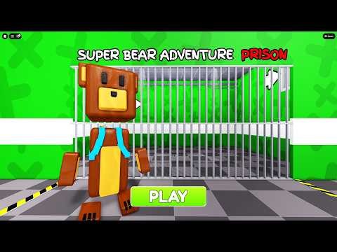 Super Bear Adventure Prison Run Obby New Update - Roblox All Bosses Battle FULL GAME Walkthrough