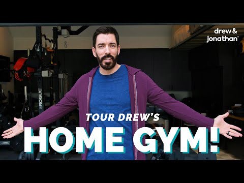 Take an exclusive tour of Drew Scott's impressive home gym