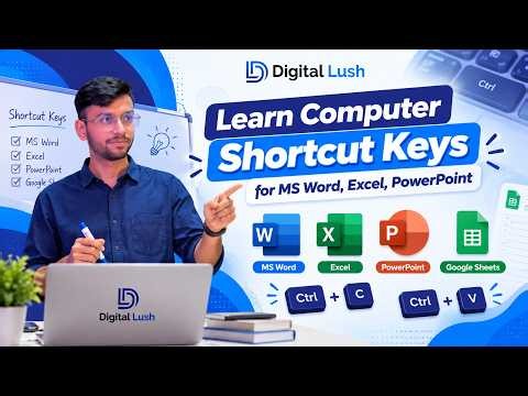 Learn Computer Shortcut Keys for MS Word, Excel, PowerPoint
