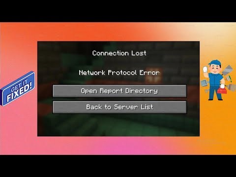 How to Fix a Minecraft Game - Connection Error - Network Protocol Error - Network issu
