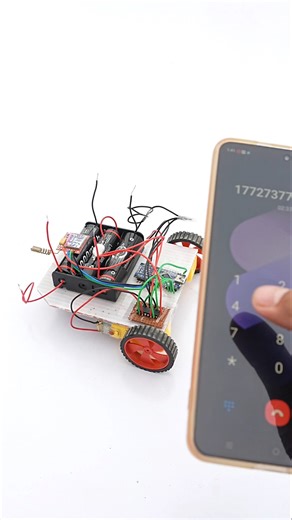 How to make dtmf controlled dc motor robocar | radio controlled bot | Arduino control