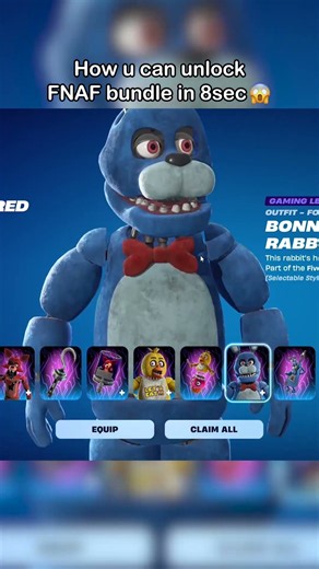 How to unlock NEW FIVE NIGHTS AT FREDDYS BUNDLE for FREE in Fortnite! (secret map)