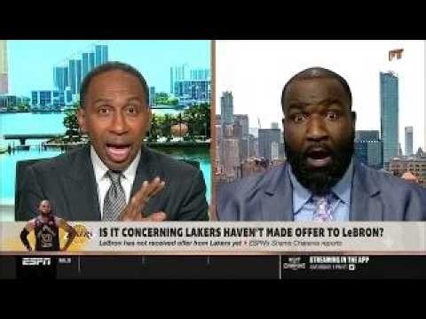 FIRST TAKE | "Duren or KAT to LA?" - Stephen A. & Perk on Lakers' plans for LeBron