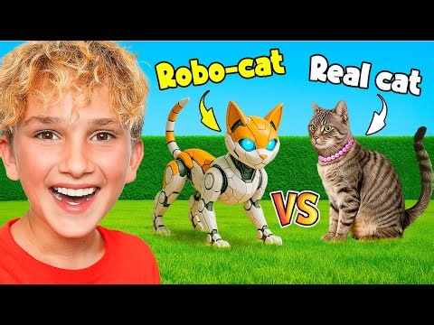 Kucing ASLI vs Kucing ROBO!!!