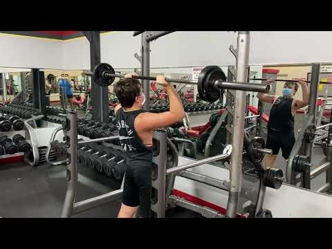 75LB X2 OHP Strict by My Younger Brother, Josiah on November 17th, 2020 #covid19 #pandemic #workout