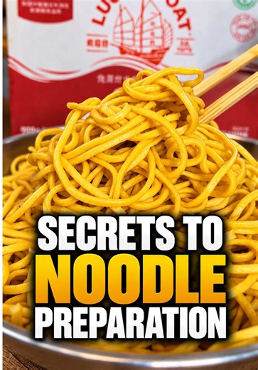 Paid Promotion: Here are the top tricks and tips for preparing Chinese takeaway noodles for home cooking, making any chow mein recipe much easier to get right! 🍜🥢 thank you @LuckyBoatNoodles for working with us on this video! #chef #cooking #noodles #chowmein #chinesetakeaway