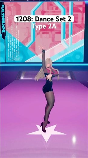 1208: Dance Set 2 #pso2 #pso2ngs #phantasystaronline2newgenesis