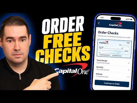 How to Order FREE Checks on Capital one App