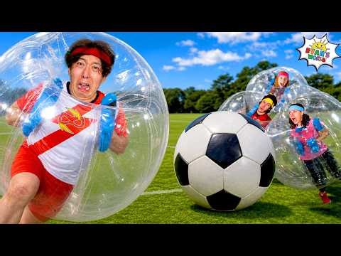 Can We Win This GIANT Soccer Match?! ⚽👀