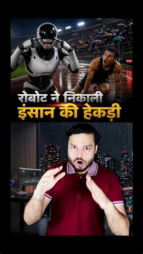 Oh Noo.. 1st Time in Human History, A Robot DEFEATED a Human in Race Speed #shorts