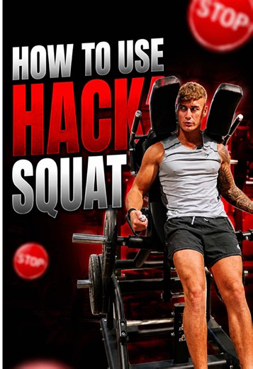 How to use this awesome leg machine! Hack squat machines are the safest and most effective way to do your squats!