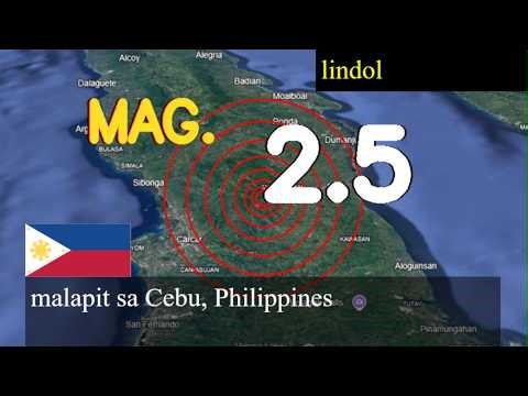 lindol malapit sa Cebu, Pilipinas live updates ngayon : 2.5 magnitude na lindol tumama malapit sa C