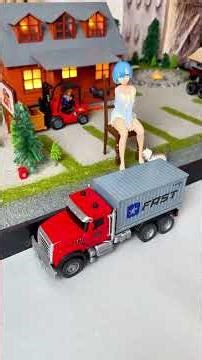 Unboxing 1:64 Alloy Construction Vehicle Set & 1:24 Mist Spray Truck | Die-Cast Model Review