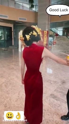 Beautiful Chinese Traditional Wedding Dress | Elegant Bride & Groom Moments 💍 #wedding #shorts 😃