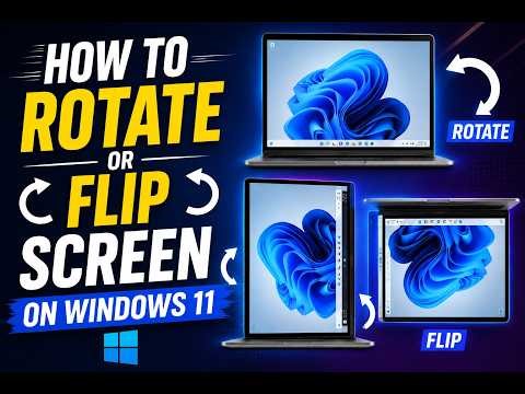 How to Rotate or Flip Screen on Windows 11