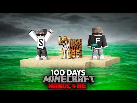100 Days on ACIDIC Island with a TIGER in Minecraft Hardcore!
