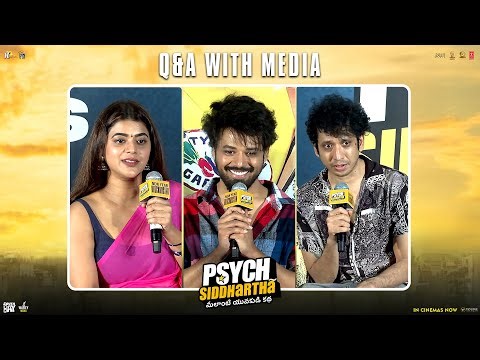 Psych Siddhartha Movie Team Q&A Session with Media @ Success Meet | Now In Cinemas