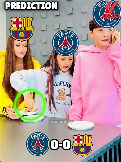 Barcelona vs Psg Prediction 🤯🔥 #shorts #football