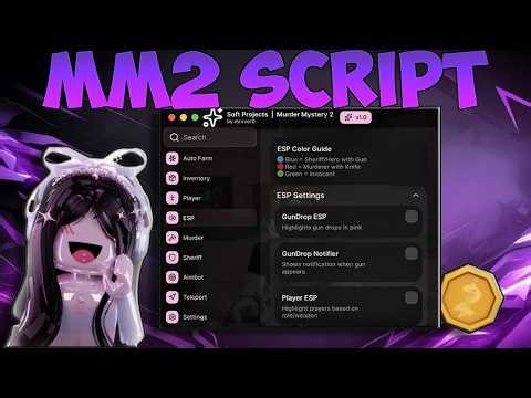 MM2 SCRIPT 🥵 - AUTOFARM + ESP - SUMMER UPDATE ☀️