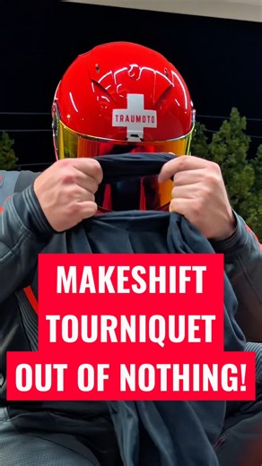 What else could you use for a makeshift tourniquet? #traumoto #tourniquet #ems #medic #paramedic #rn