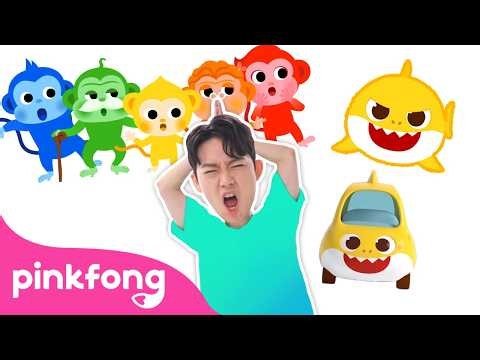 Learn Colors with Hoi | Baby Shark, Monkey & Car | Pinkfong Official