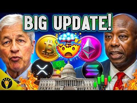 HUGE CLARITY ACT NEWS! JPMORGAN BLOCKCHAIN, RIPPLE XRPL LENDING, & BLACKROCK ETHENA ENA!