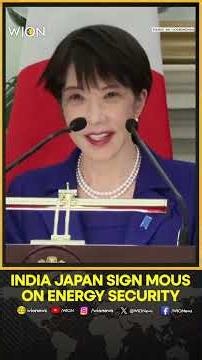 India And Japan Sign MoUs to Wire the Indo-Pacific Energy Grid | WION Shorts