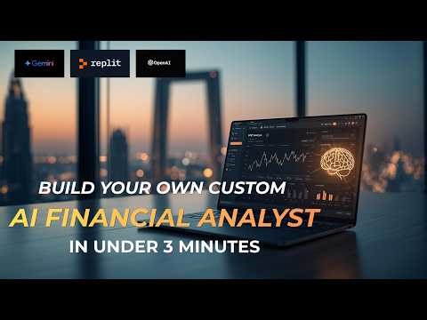 Build Your Own Custom Financial Analyst in 3 Mins (Replit + OpenAI)