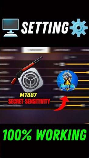 Raistar Secret Sensitivity Setting || M1887 Auto Headshot Sensitivity Settings In Free Fire 2026 🔥
