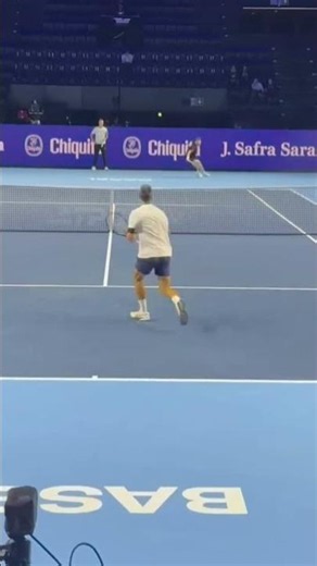 Novak Djokovic Practice Basel 2026