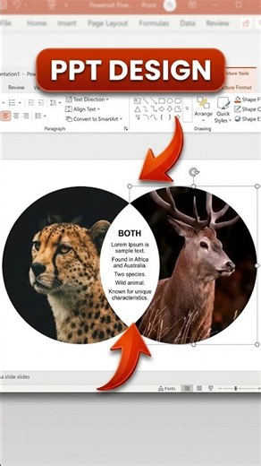 PowerPoint Design Tips 🔥 | Create Professional PPT Slides Easily #Shorts