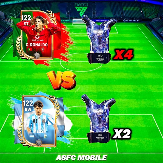 RONALDO VS MESSI 🤯 #fcmobile #eafc #fcmobile27