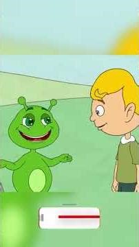 A Boy’s Amazing Encounter with Aliens 👽✨ #shortvideo #shortvideos #cartoon #kidslearning #animation