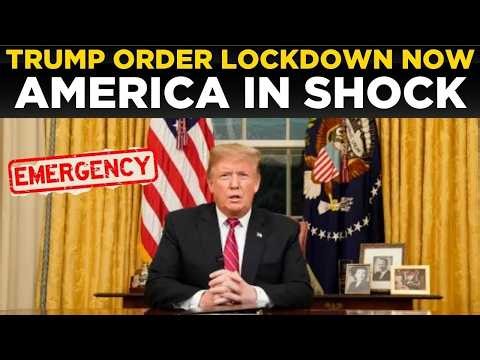 TRUMP SPEECH LIVE: Trump DROPS BOMBSHELL, IMMEDIATE Lockdown Declared Across America | World News