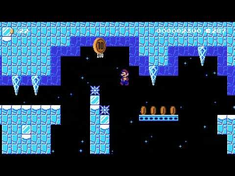 Deep Kyykky Slide by T-mu 🍄Super Mario Maker 2 Switch No Commentary #dsa