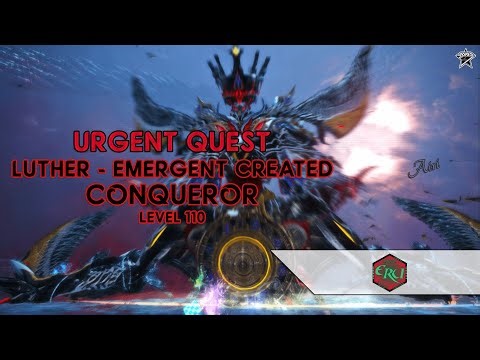 PSO2 New Genesis | Urgent Quest | Luther - Emergent Created Conqueror - Level 110