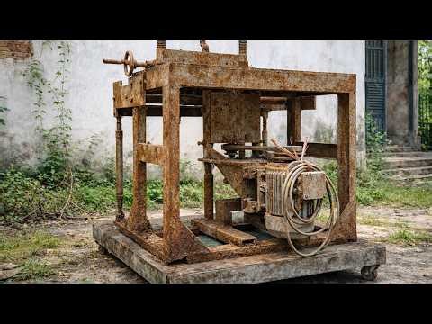 Completely Restoring An Old, Rusty Wood-Cutting Saw / Revived, Attracting Millions Of Views.