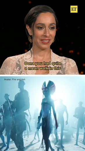 Oona Chaplin is breaking down how she nailed her villain walk in 'Avatar: Fire and Ash.' 🔥 | Entertainment Tonight