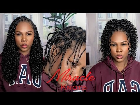 Miracle Knots for Beginners| Using Feather Crochet Human Hair from Shein 