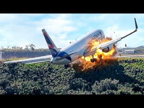 65 Shocking Plane Crashes and Mistakes Caught on Camera