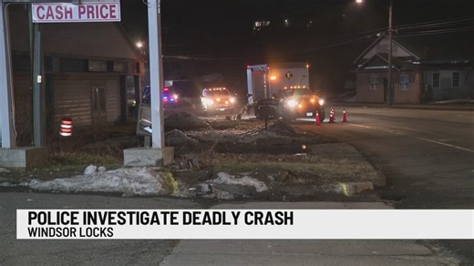Person dead after crash on Main Street in Windsor Locks