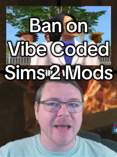 The Sims 2 Community has banned Vibe Coded mods completely. #TheSims2 #gamingnews #gaming #Sims2mods
