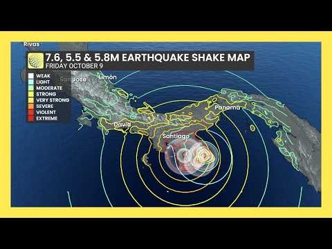 7.7 magnitude earthquake strikes Panama Friday afternoon | #earthquake