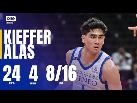 Kieffer Alas PUTS UP STRONG DEBUT for ATENEO | UAAP SEASON 89 MEN’S BASKETBALL | HIGHLIGHTS