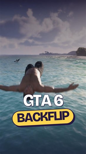 GTA 6 BACKFLIP You Might Be Able To Do Tricks 🤸 #shorts