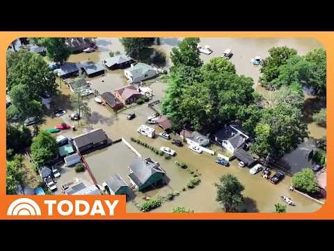 Deadly Floods Leave Entire Indiana Neighborhoods Under Water