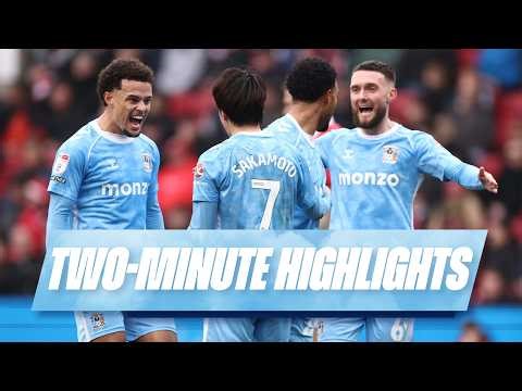 TWO-MINUTE HIGHLIGHTS ▶️ | Bristol City v Coventry City | Sky Bet Championship 2025/26
