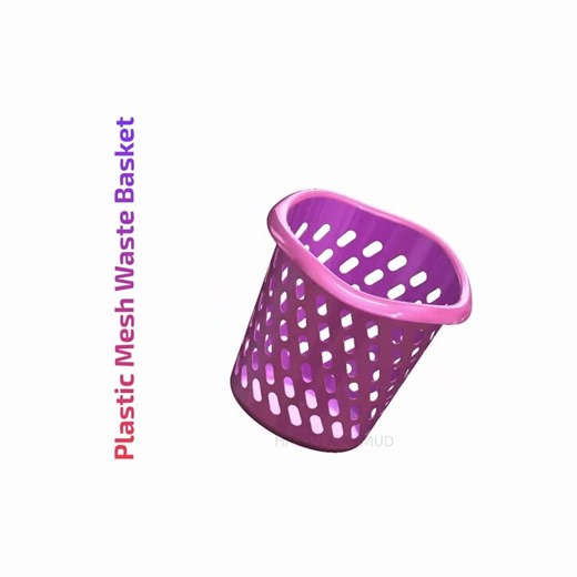 Plastic Mesh Waste Basket | SOLIDWORKS 3D Modeling #cad #solidworks #3dmodeling #productdesign